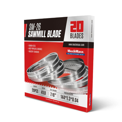 ( 1 Pack / 20 Blades ) SM-26 Sawmill Blade (SKU: 150166; 150166D6; 150166K6)