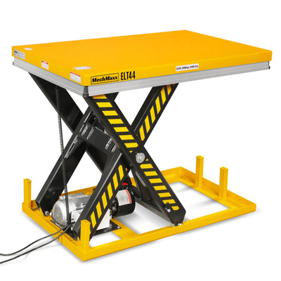 4400lbs Capacity Stationary Powered Hydraulic Lift Table, 51.2" x 33.5" Platform, 41.3" Lift Height, UL Certified Motor, ELT44