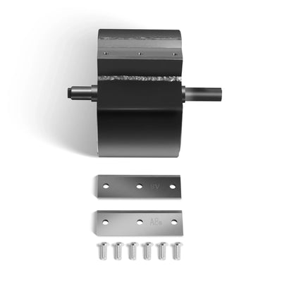 Cutter Barrel and 2 Blades for Wood Chipper GS650 (SKU: 110100; 110101)