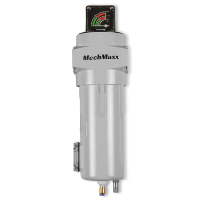 99 CFM Compressed Air Oil-Water Separator Precision Filter,0.01μm,Oil Content 0.01ppm, With Auto Drain, Pressure Gauge