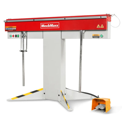 48'' Industrial Magnetic Pan and BOX Heavy Duty Sheet Metal Brake 20 Gauge Capacity Shear Press Brake, MSMB1250E-R