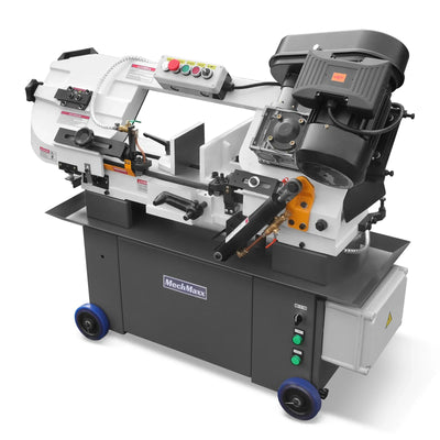 7" x 12" Metal Band Saw, 1.5 HP 115V/230V Dual Voltage 4-Speed Horizontal Vertical Bandsaw with Hydraulic Downfeed, Coolant System & Adjustable Angle Cutting for Steel, Aluminum, Pipe & Structural Metal BS-712N