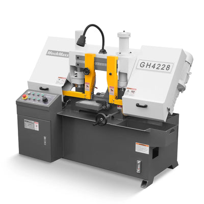 11" Double Column Horizontal Metal Cutting Band Saw, 2-Speed, Hydraulic Feed, 2.8kW Industrial Saw GH4228