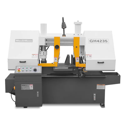 13" Double Column Horizontal Metal Cutting Band Saw | Hydraulic Feed | 2‑Speed | 2.2/2.8kW Industrial Metal Saw for Fabrication, Steel, Alloy, Carbon Steel GH4235