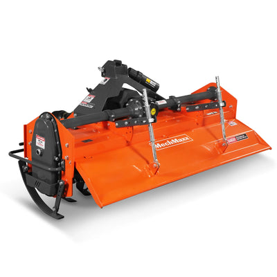 72 in Rotary Tiller, 3 Point Hitch Cat.1 & 2, Gear Drive, PTO Shaft Included with Slip Clutch, 35-70 HP, MRT72