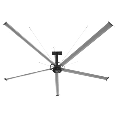 20FT HVLS Industrial Ceiling Fan 208-240V 1-Ph - Energy Efficient Large Area Air Circulation for Fan Warehouses & Factories, 20FT1PH