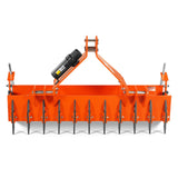 60" Heavy Duty Soil Pulverizer,  Single Spiked Roller,  21 Shanks,  Category 1 and 2,  3 Point Hitch Tractor Attachment,  TSP60 thumbnail 19