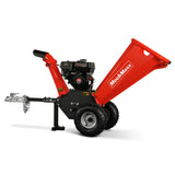 4 inch DUCAR 212cc 7hp Gas Engine Powered Wood Chipper with Towbar,  GS650 thumbnail 1