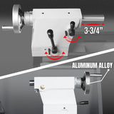 Industrial Metal Lathe Machine with DRO 14' x 40'' High Precision 84-1850 RPM  Variable Speed Metal Working Machine 2HP Small Lathe with Stand 1440G thumbnail 8