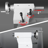 14" x 40" Industrial Metal Lathe Machine with Variable Speed DRO Gunsmith Gearhead Precision Turning Drilling Belt Drive 1440GV thumbnail 10