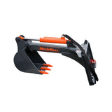 MechMaxx Skid Steer Backhoe Attachment, 18in Bucket Included, 59in Digging Depth thumbnail 8