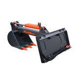 MechMaxx Skid Steer Backhoe Attachment, 18in Bucket Included, 59in Digging Depth thumbnail 9