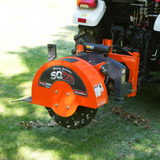 3-Point PTO Stump Grinder with 44 Carbide Teeth (PTO Shaft Included with Slip Clutch),  for 35-80HP Tractor,  SG28 thumbnail 7