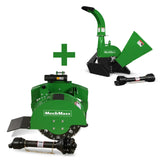 3-Point PTO Stump Grinder & Wood Chipper Bundle thumbnail 1
