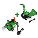 3-Point PTO Stump Grinder & Wood Chipper Bundle; SG24PRO; BX42S; Green thumbnail 1