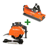 3-Point PTO Stump Grinder & 48'' PTO Flail Mower Bundle, SG24&EFS48 thumbnail 1