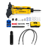 300ft-lbs  Hydraulic Mini Skid Steer Concrete Breaker Hammer Attachment thumbnail 6