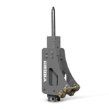Hydraulic Breaker Hammer for Mini Compact Excavator MEC17, MEC17PRO, 360 J Impact Energy, 700-1200 Bpm (SKU: 150533; 150534） thumbnail 3