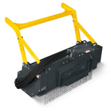 37"Mini Skid Steer Drum Forestry Brush Mulcher Attachment,  Hydraulic Flow Range 11 To 16 GPM, MCH37 thumbnail 11