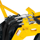 37"Mini Skid Steer Drum Forestry Brush Mulcher Attachment,  Hydraulic Flow Range 11 To 16 GPM, MCH37 thumbnail 7
