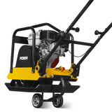 Honda GX160 Vibratory Plate Compactor with Wheel Kit, 3600 lb Centrifugal Force for Soil, Gravel, Asphalt and Paver Base, PC90H thumbnail 15