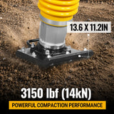 Honda GXR120 Tamping Rammer with Wheel Kit, 3150 lb Impact Force Jumping Jack Tamper Compactor for Soil, Gravel, Backfill and Foundation, TR75H thumbnail 3