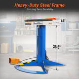 24'' Industrial Magnetic Pan and BOX Heavy Duty Sheet Metal Brake 20 Gauge Capacity Shear Press Brake,  MSMB650E thumbnail 7
