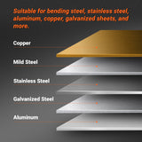 24'' Industrial Magnetic Pan and BOX Heavy Duty Sheet Metal Brake 20 Gauge Capacity Shear Press Brake,  MSMB650E thumbnail 15