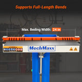 24'' Industrial Magnetic Pan and BOX Heavy Duty Sheet Metal Brake 20 Gauge Capacity Shear Press Brake,  MSMB650E thumbnail 5