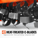 60 in Rotary Tiller,  3 Point Hitch Cat.1 & 2,  Gear Drive,  PTO Shaft Included with Slip Clutch,  30-60 HP,  MRT60 thumbnail 6