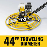 Honda GX270 44 in Walk-Behind Concrete Power Trowel with Blades and Float Pan, PT46H thumbnail 3