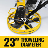 Honda GX160 23 in Walk-Behind Concrete Power Trowel with Blades and Float Pan, PT22H thumbnail 3
