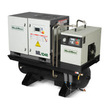 10HP Combined Rotary Screw Air Compressor with Dryer & 66-Gal ASME Tank | 32 CFM,  116 PSI,  460V 3-Phase - Industrial Grade thumbnail 1