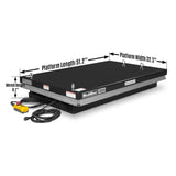 2200lb Capacity Stationary Electric Hydraulic Lift Table ,  51.2" x 32.3" Platform,  39.4" Lift Height , UL Certified Motor,  ELT22 thumbnail 3