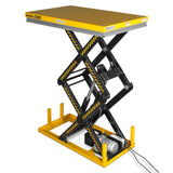 2200 lbs Capacity Stationary Electric Hydraulic Double Scissor Lift Table - 51.2" x 32.3" Platform,  70.1" Lift Height,  UL Certified Motor,  ELTD22 thumbnail 7