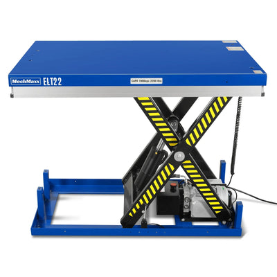 Wireless Remote Control Electric Hydraulic Lift Table, 2200lb Capacity, 51.2" x 32.3" Platform, 42.1" Lift Height, ELT22