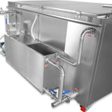 207 Gal / 785L Heavy Duty Industrial Ultrasonic Parts Washer, 28kHz 96 Transducers, Oil Skimmer, SS304 Tank, 22kW Heater, 208–240V 3 Phase Power thumbnail 32