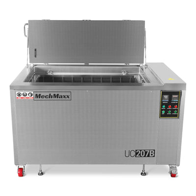 207 Gal / 785L Heavy Duty Industrial Ultrasonic Parts Washer, 28kHz 96 Transducers, SS304 Tank, 22kW Heater, 208–240V 3 Phase Power