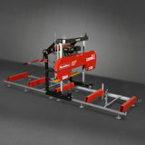 32" Portable Sawmill,  420cc 15HP DUCAR E-Start Gasoline Engine,  29" Board Width,  13' Track Length ,  SM32 thumbnail 26
