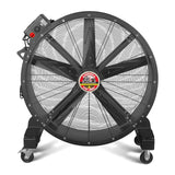 47" Portable Industrial Fan with Variable High-Efficiency PMSM Motor,Mobile High Volume Floor Fan for Warehouse,Workshop & Gym thumbnail 22