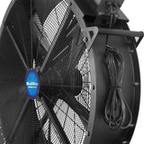 47" Portable Industrial Fan with Variable High-Efficiency PMSM Motor,Mobile High Volume Floor Fan for Warehouse,Workshop & Gym thumbnail 4