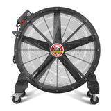 47" Portable Industrial Fan with Variable High-Efficiency PMSM Motor,Mobile High Volume Floor Fan for Warehouse,Workshop & Gym thumbnail 12