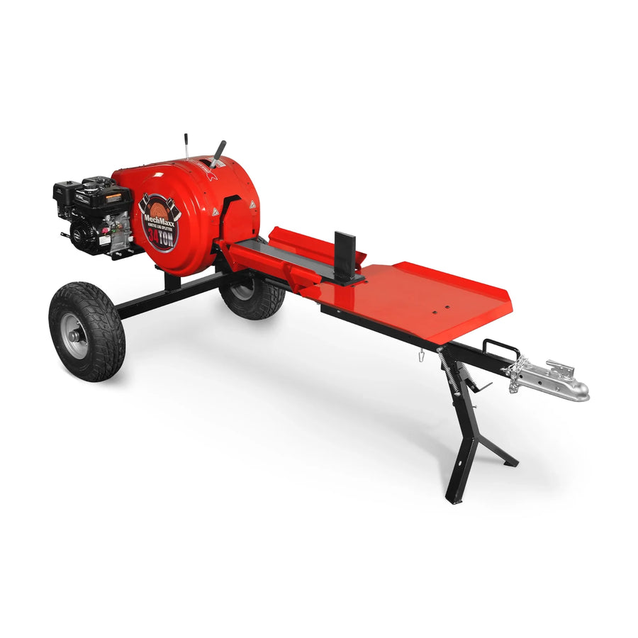34 Ton Kinetic Fast Log Splitter,  7 HP Ducar Gasoline Engine,  28" Log Diameter Capacity,  3-Sec Cycle Time,  KT34