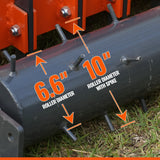 60" Heavy Duty Soil Pulverizer,  Double Spiked Roller,  21 Shanks,  Category 1 and 2,  3 Point Hitch Tractor Attachment,  TSP60D thumbnail 6