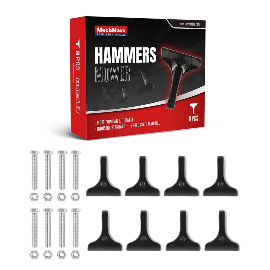 ( 1 Pack / 8 Pcs ) Hammers for Mowers SSFM-70; ERM80 and EFS Series (SKU: 150134;150134G;150135;150135G;150136;  150150; 150209)