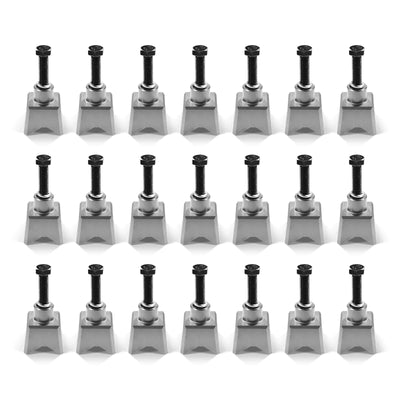 ( 1 Pack / 21 Pcs ) Teeth for Mini Skid Steer Drum Forestry Brush Mulcher Attachment