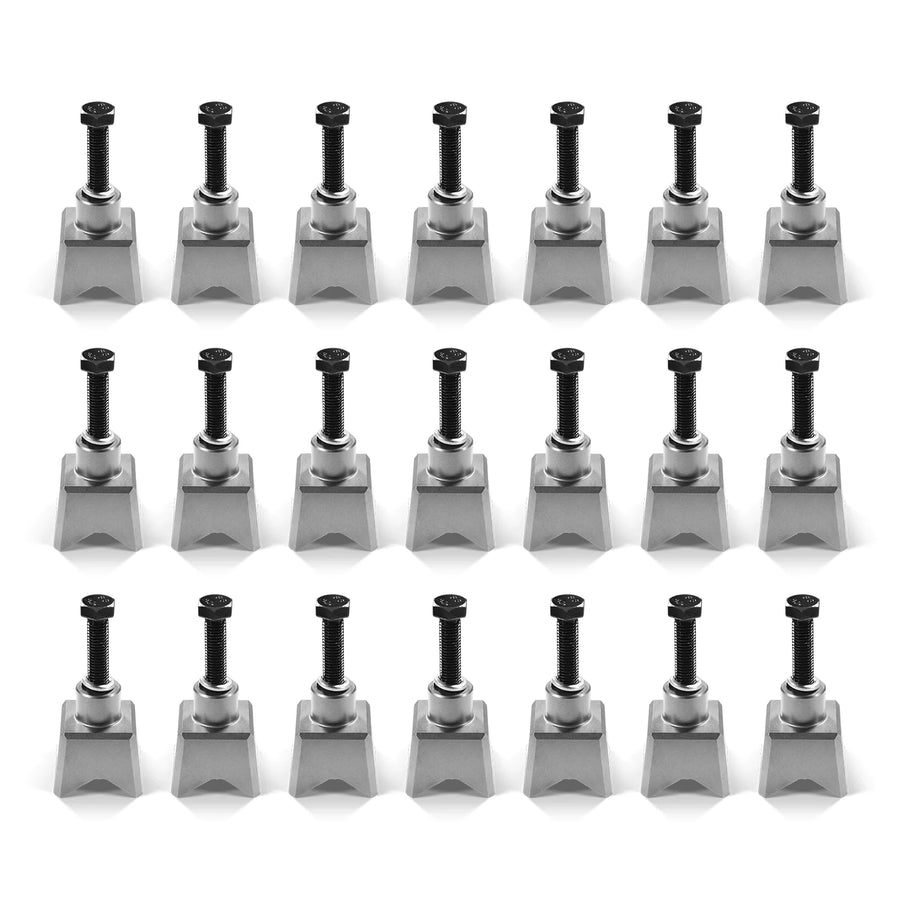 ( 1 Pack / 21 Pcs ) Teeth for Mini Skid Steer Drum Forestry Brush Mulcher Attachment