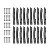( 1 Pack / 20 Pcs ) 1" x 5" Spoon Coring Plugs for 3 Point Drum Plug Aerator, DLA50; DLA60 (SKU: 150270; 150271) thumbnail 1