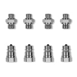 ( 1 Pack / 4 Pcs ) G1/2 to G3/8 Reducing Fitting for Tractor Attachment thumbnail 2