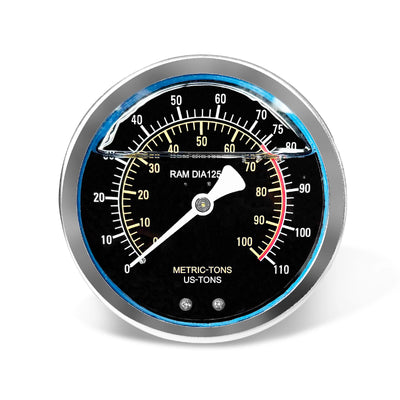 ( 1 Pack / 1 Pcs ) Pressure Gauge for 75T Shop Press (for SKU: 200063, 200064)